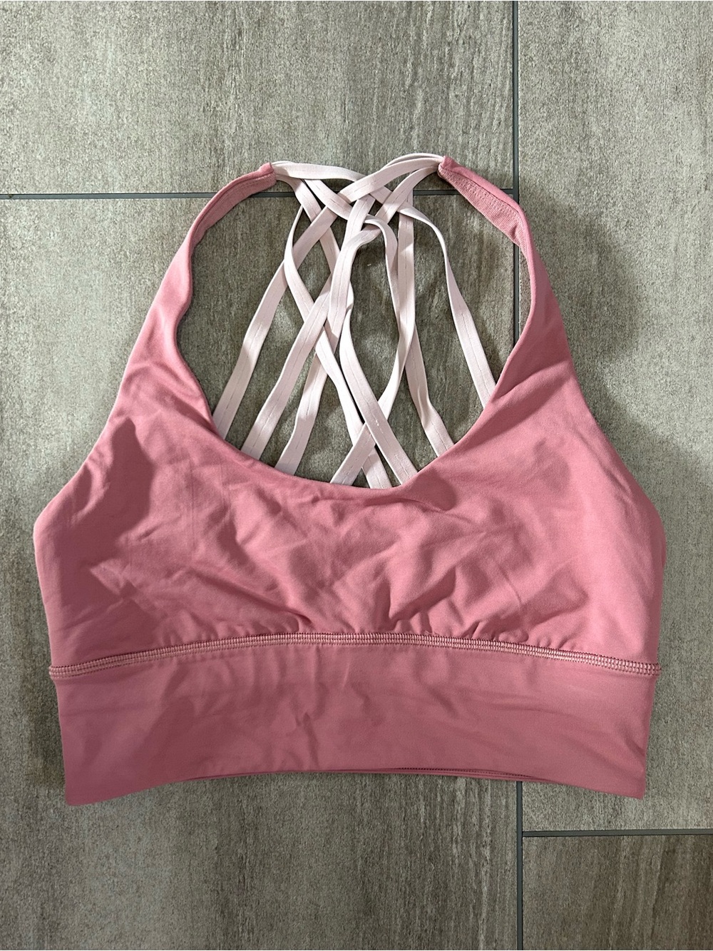 Lululemon Free To Be Moved Bra
Quicksand / Porcelain Pink
